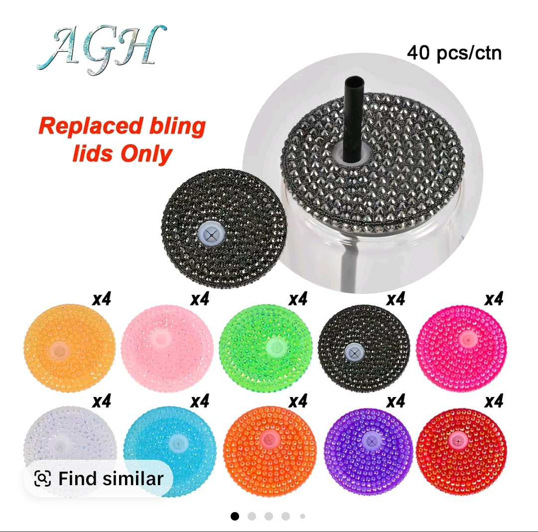1 Rhinestone Lid For 16oz cups